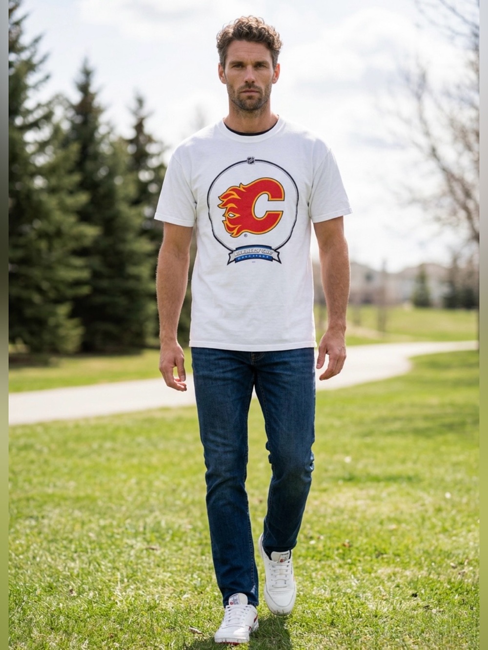 2 for $30 | 1989 Calgary Flames Stanley Cup T-shirt - Picture 10 of 16